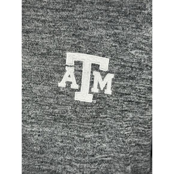 Champion Texas A&M Aggies Mens Gray 1/4 Zip Pullover Jacket Sweater XL NCAA - Picture 3 of 8